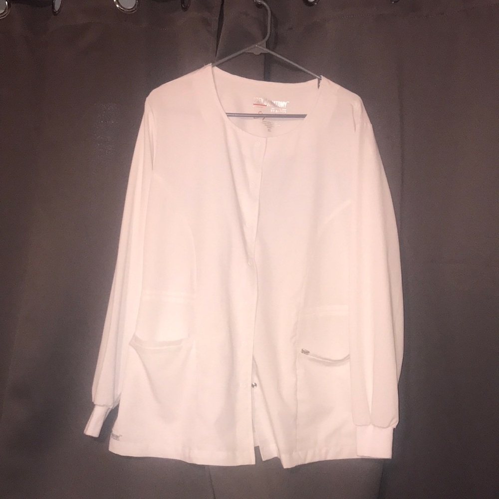 Greys anatomy white scrub jacket